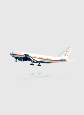 Flugzeug von der Seite