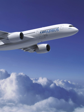 Airbus von der Seite