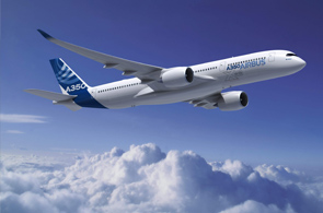 Airbus von der Seite