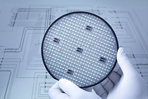 Silizium-Wafer für Prozessoren