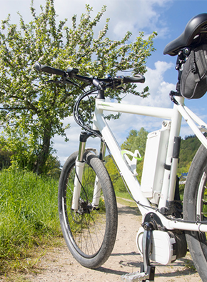 E-Bike mit Akku