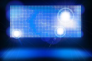 LEDs beleuchten das LCD-Panel
