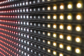 Hintergrundbeleuchtung durch LEDs