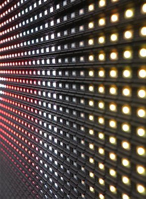 Hintergrundbeleuchtung durch LEDs
