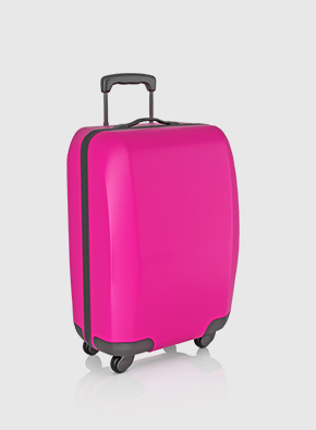 Koffer aus dem Kunststoff Polycarbonat
