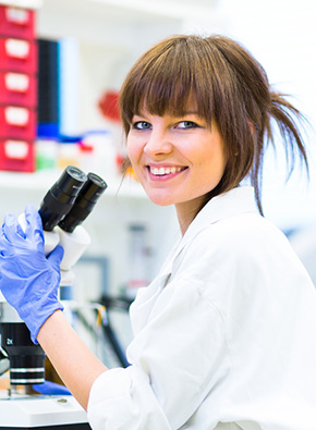 Laborantin der medizinischen Chemie