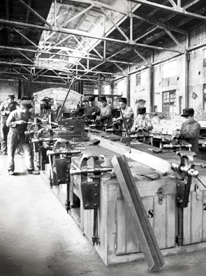 Werkbank in der Schule