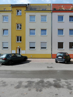 Wohngebäude Tevesstraße Frankfurt/Main - Baumateri