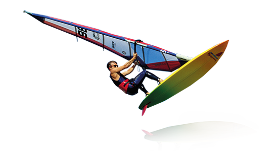 Windsurfing dank Chemiefaser